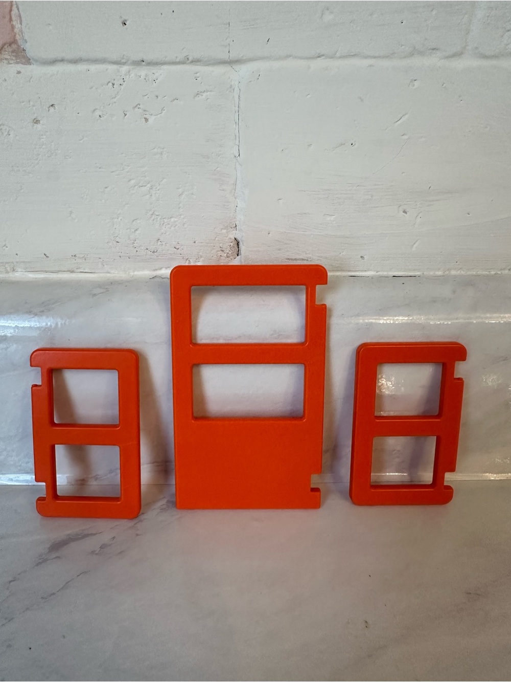 Playmobil 123 orange replacement door window pieces